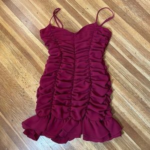 Lucy in the Sky Maroon Formal Dress Size XS